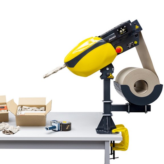 PaperJet® Fit unterschiedliche Gestelle zur direkten Installation am Packplatz