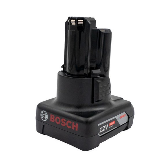 Bosch Lithium-Ionen-Akkutechnik mit Zustandsanzeige (12 V / 6 Ah)
