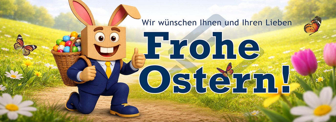 Wir wünschen Ihnen frohe Ostern!