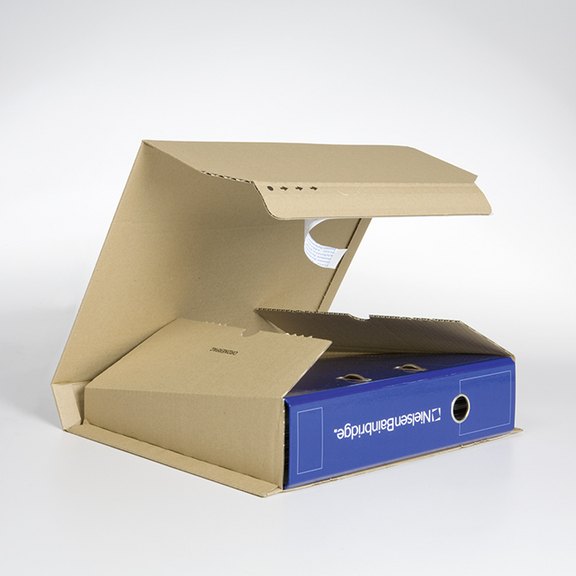 Versandverpackung Ordnerpac maßgeschneidert für alle DIN A4 Standardordner