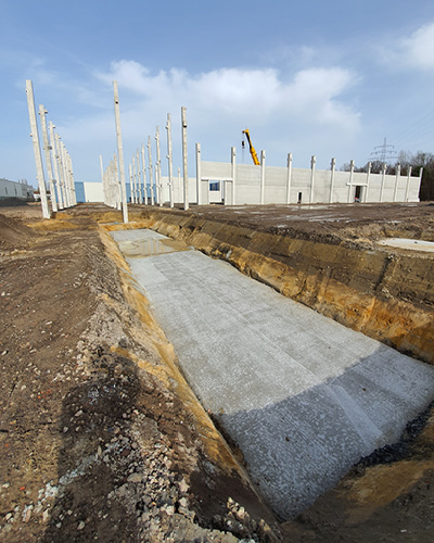 Hildebrandt Baustelle Bergkamen Zufahrt