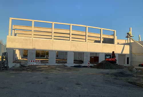 Hildebrandt Baustelle Bergkamen Baufortschritte