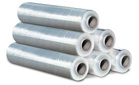Stabile Handstretchfolie mit min. 50 % Recyclingmaterial im PE-Anteil Stabile Handstretchfolie mit min. 50 % Recyclingmaterial im PE-Anteil