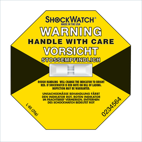 Stoß-Indikator ShockWatch® Label